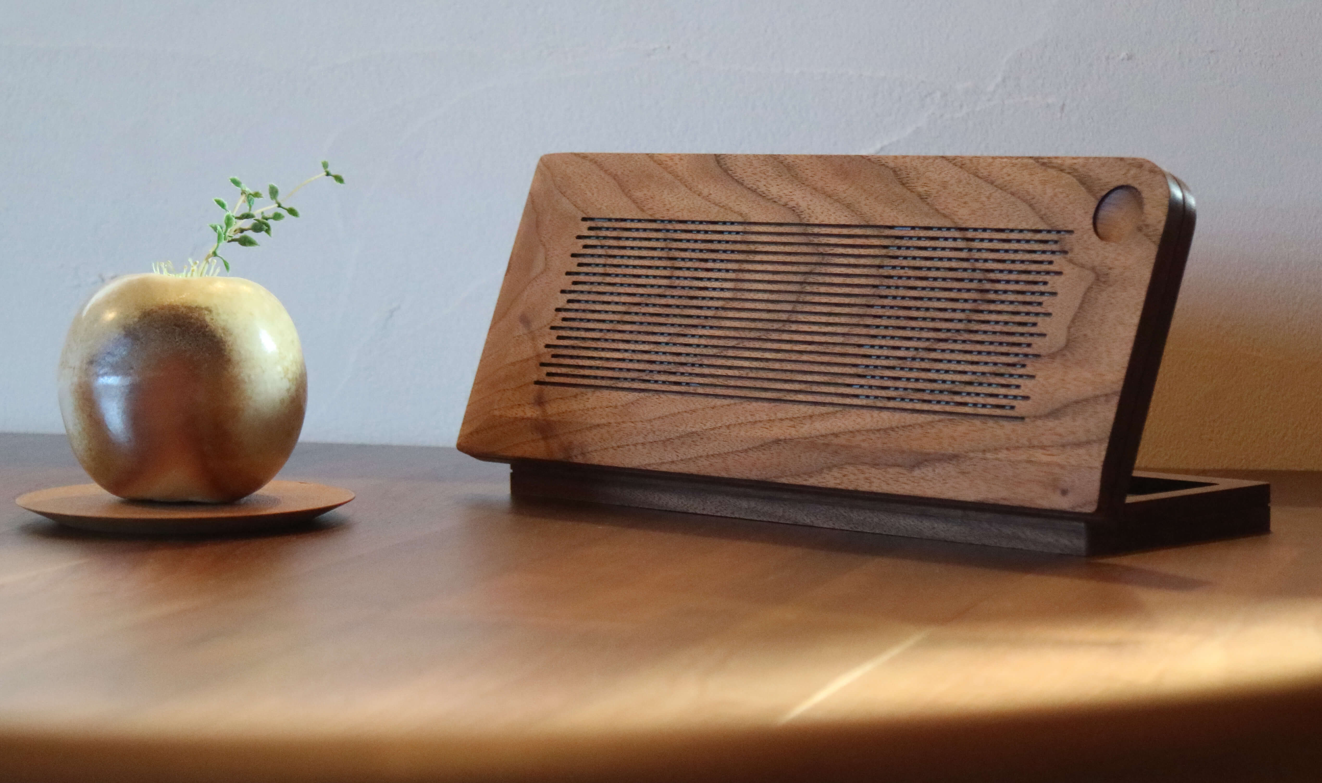 Crestar 2ウェイスピーカー 木目調 Crestar 2ウェイスピーカー